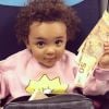 Kaaris publie une photo de sa fille Okou Brooklyn Amra sur Instagram le 17 juin 2018. 