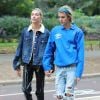 Justin Bieber et Hailey Baldwin se promènent à Londres le 17 septembre 2018.