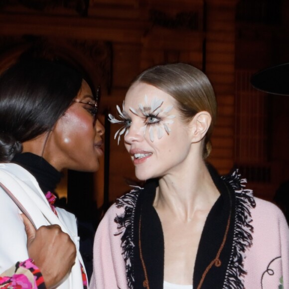 Naomi Campbell, Natalia Vodianova - Défilé Valentino, collection Haute Couture printemps-été 2019 à l'hôtel Salomon de Rotschild lors de la Fashion Week de Paris, le 23 janvier 2019. © Veeren-CVS/Bestimage