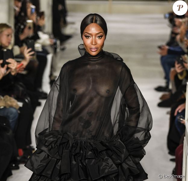 Défilé Valentino, collection Haute Couture printemps-été 2019 lors de la Fashion Week de Paris, le 23 janvier 2019.