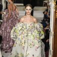 Défilé Valentino, collection Haute Couture printemps-été 2019 lors de la Fashion Week de Paris, le 23 janvier 2019.