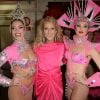 Exclusif - Céline Dion et Pepe Munoz se sont rendus au Moulin Rouge pour applaudir Nora une de leurs amies qui dansait pour la dernière fois sur la scène du célèbre cabaret à Paris le 24 janvier 2019.