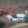 Image des opérations de secours pour atteindre le petit Julen Rosello, 2 ans, tombé dans un puits le 13 janvier 2019 à Totalan dans le sud de l'Espagne. Après 13 jours de recherches acharnées, l'enfant a été retrouvé mort.