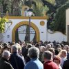 Image des obsèques du petit Julen Rosello, 2 ans, le 27 janvier 2019 à Malaga, en présence de centaines de personnes. Tombé dans un puits le 13 janvier 2019 à Totalan dans le sud de l'Espagne, l'enfant avait été retrouvé mort après 13 jours de recherches acharnées.