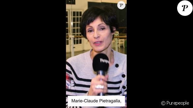 Marie-Claude Pietragalla répond au Quand tu tapes, pour Purepeople.com. Janvier 2019
