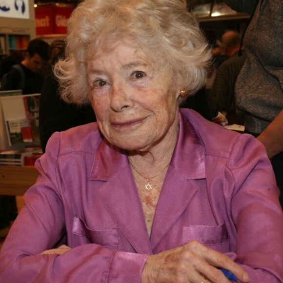 Claude Sarraute lors de la 37ème édition du Salon du livre au parc des expositions, à la porte de Versailles, à Paris, France, le 25 mars 2017. © JLPPA/Bestimage