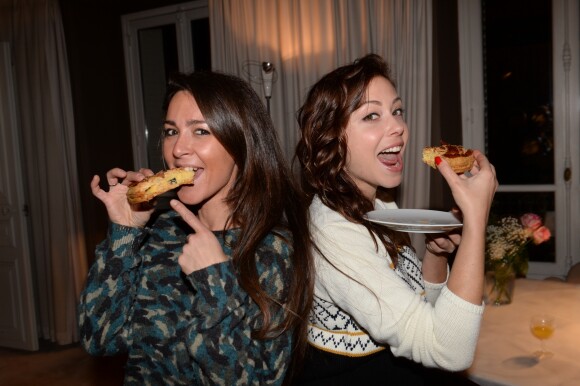 Exclusif - Emmanuelle Boidron et Dounia Coesens - Célébration de la galette des rois dans les locaux de la Fondation Claude-Pompidou à Paris, le 28 janvier 2019. © Rachid Bellak/LMS/Bestimage