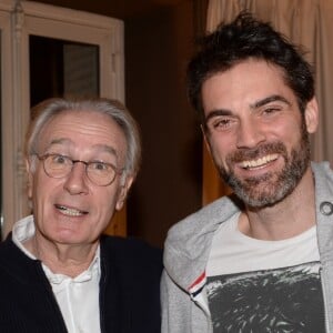 Exclusif - Bernard Le Coq et Gil Alma - Célébration de la galette des rois dans les locaux de la Fondation Claude-Pompidou à Paris, le 28 janvier 2019. © Rachid Bellak/LMS/Bestimage