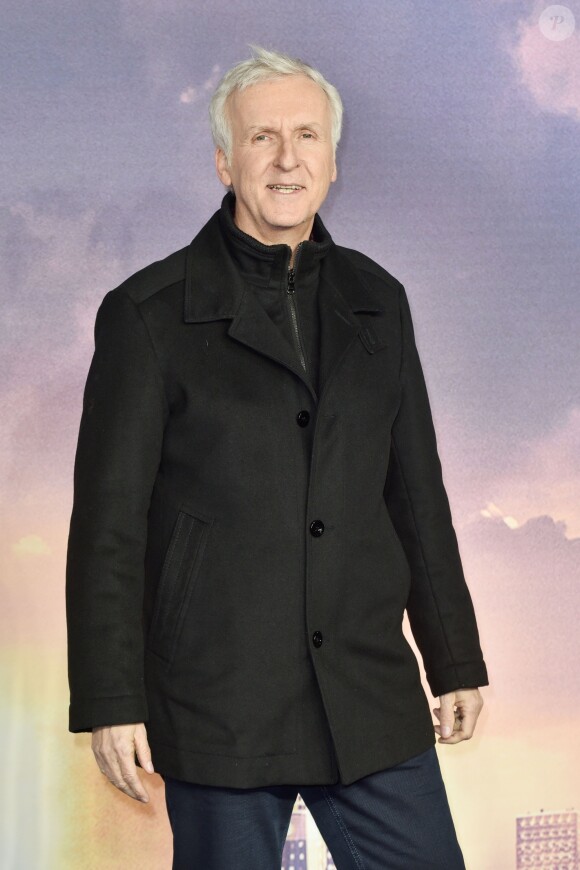 James Cameron à l'avant-première de "Alita: Battle Angel" à Londres, le 31 janvier 2019.