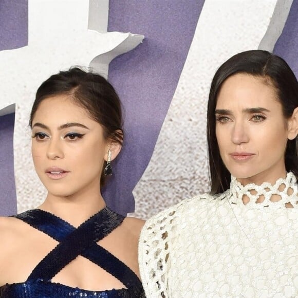 Jennifer Connelly et Rosa Salazar à l'avant-première de "Alita: Battle Angel" à Londres, le 31 janvier 2019.