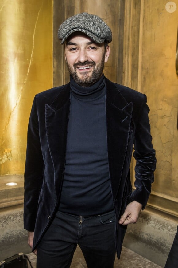 Semi-exclusif - Cyril Lignac - Dîner pour la sortie du "Numéro" 200 au restaurant Rau à Paris le 31 janvier 2019. © Olivier Borde/Bestimage
