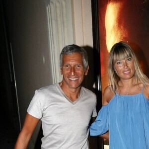 Exclusif - Nagui et sa femme Mélanie Page - Soirée du film "Carbone" après l'avant-première au cinéma Le Renaissance de Saint-Tropez, le 19 août 2017. © Dominique Jacovides/Cyril Moreau/Bestimage