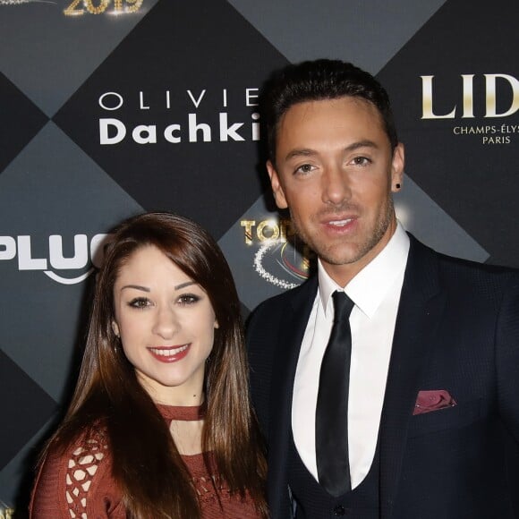 Jade Geropp et Maxime Dereymez au photocall de la 15ème édition Top Model Belgium au Lido à Paris, France, le 3 février 2019. © Marc Ausset-Lacroix/Bestimage