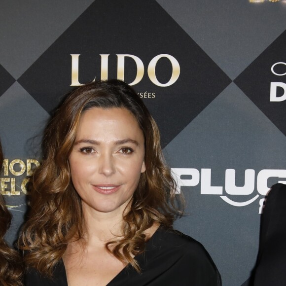 Iris Mittenaere (Miss France 2016 et Miss Univers 2016), Sandrine Quétier et Adriana Karembeu au photocall de la 15ème édition Top Model Belgium au Lido à Paris, France, le 3 février 2019. © Marc Ausset-Lacroix/Bestimage