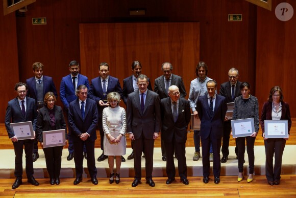 Le roi Felipe VI d'Espagne lors de la remise des Prix CODESPA le 31 janvier 2019 à Madrid.