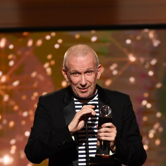 Exclusif - Jean-Paul Gaultier (Globe de Cristal du Meilleur Spectacle de Divertissement) lors de la 14ème cérémonie des Globes de Cristal, à la salle Wagram à Paris, le 4 février 2019. © Rachid Bellak/Bestimage