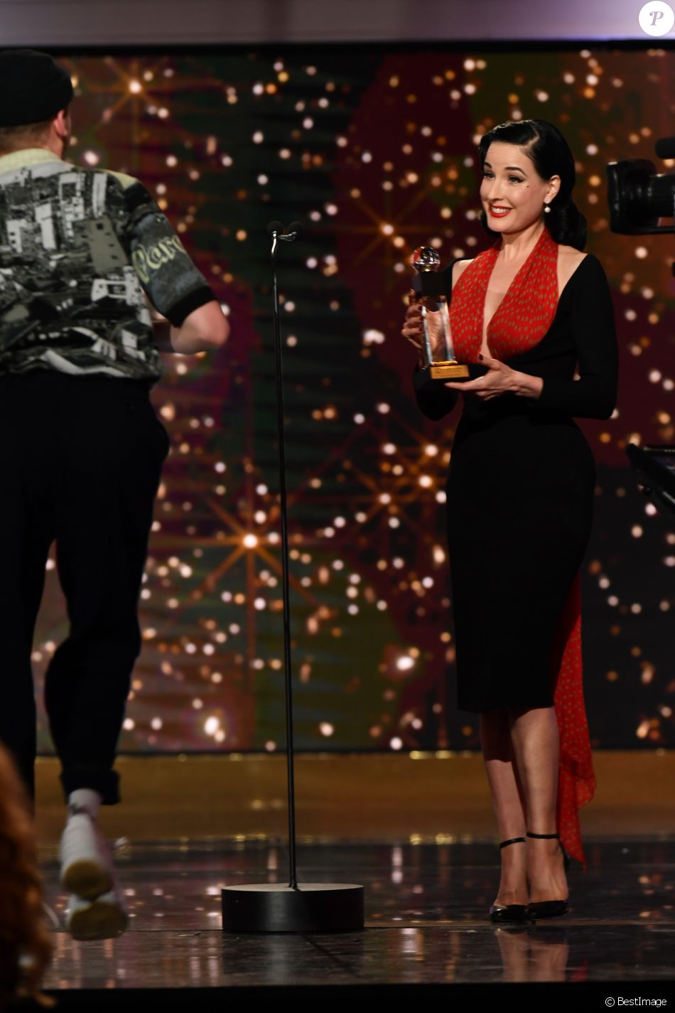 Exclusif - Dita von Teese et Eddy de Pretto (Globe de Cristal du