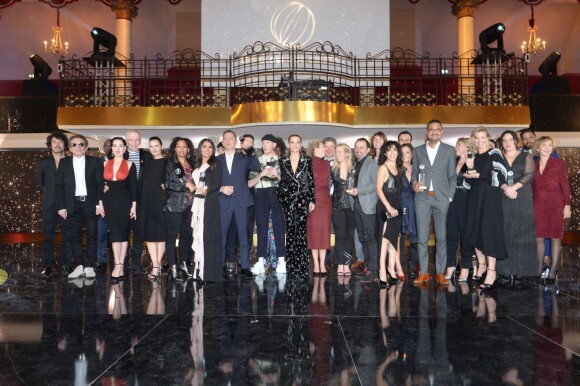 Exclusif - Les lauréats lors du dîner de la 14ème cérémonie des Globes de Cristal, à la salle Wagram à Paris, le 4 février 2019. © Rachid Bellak/Bestimage