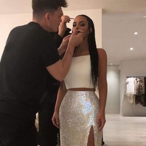 Kim Kardashian et Mario Dedivanovic. 2018.