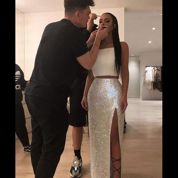 Kim Kardashian et Mario Dedivanovic. 2018.