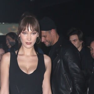 Bella Hadid et Michael Kors lors de la soirée "Michael Kors x Bella Hadid Immersive Experience" dans le quartier de SoHo à New York, le 5 février 2019.