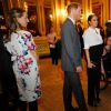 Le prince Harry, duc de Sussex, et Meghan Markle, enceinte, duchesse de Sussex, lors du cocktail d'accueil aux Endeavour fund Awards au Drapers' Hall à Londres le 7 février 2019.