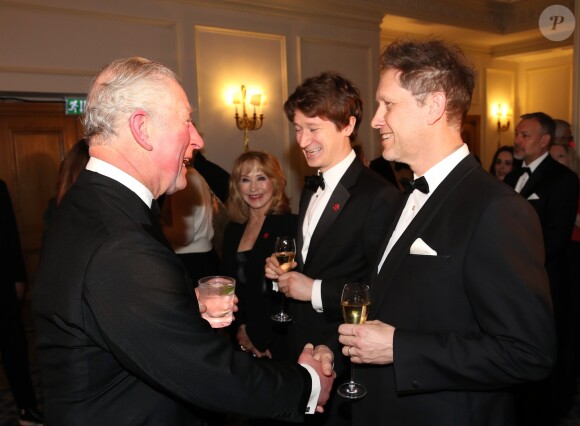Felicity Kenda et son fils Jacob Rudman - Le prince Charles, prince de Galles, arrive à la réception du Prince's Trust 'Invest in Futures' à l'hôtel Savoy à Londres le 7 février 2019.