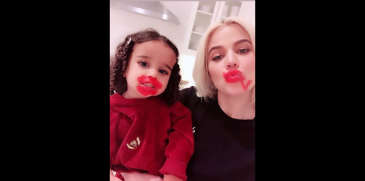 Photo Khloé Kardashian et sa nièce Dream, la fille de Rob Kardashian