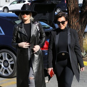 Exclusif - Kris Jenner et Khloé Kardashian à Los Angeles, le 7 février 2019.