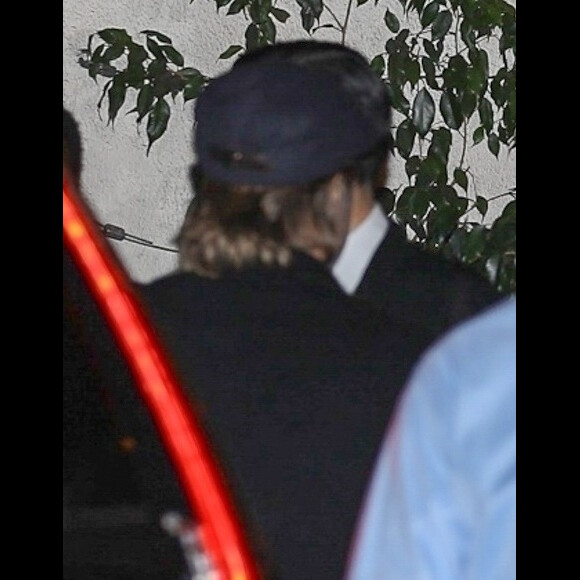 Brad Pitt - Les célébrités arrivent au 50ème anniversaire de Jennifer Aniston au Sunset Towers Hotel à West Hollywood, son ex compagnon B. Pitt était invité à la soirée le 9 février, 2019.