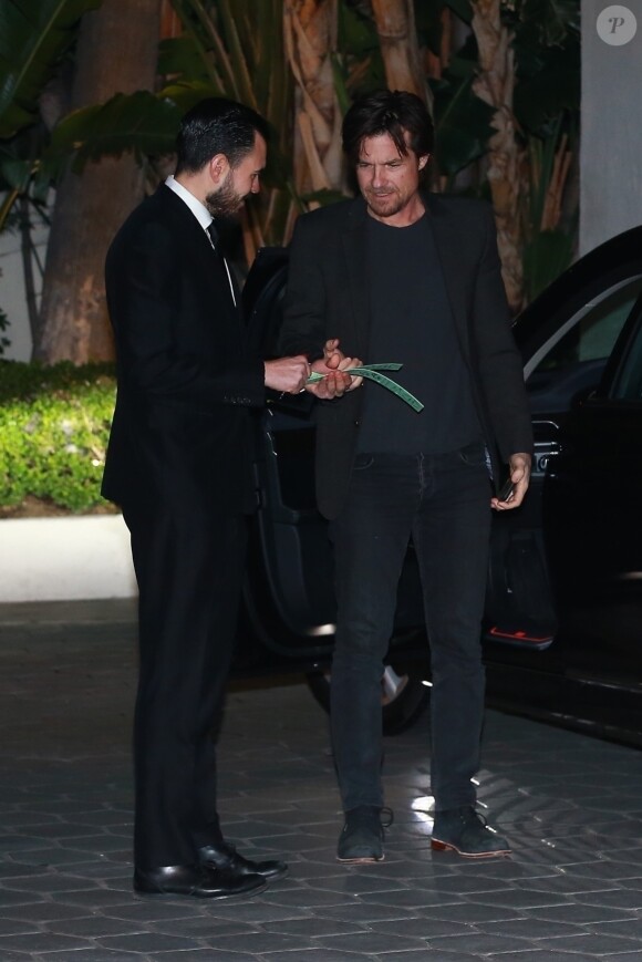 Jason Bateman - Les célébrités arrivent au 50ème anniversaire de Jennifer Aniston au Sunset Towers Hotel à West Hollywood, son ex compagnon B. Pitt était invité à la soirée le 9 février, 2019.