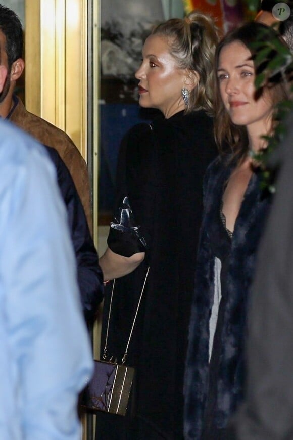 Kate Hudson - Les célébrités arrivent au 50ème anniversaire de Jennifer Aniston au Sunset Towers Hotel à West Hollywood, son ex compagnon B. Pitt était invité à la soirée le 9 février, 2019.