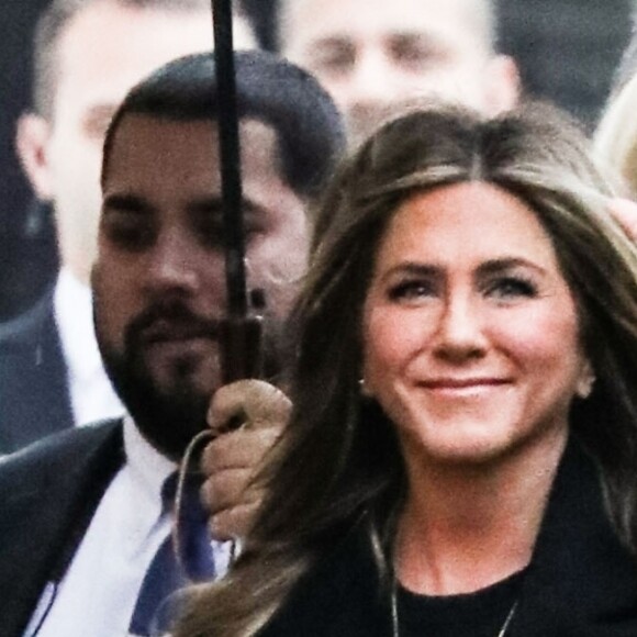 Jennifer Aniston arrive à l'émission Jimmy Kimmel Live! à Hollywood, le 5 décembre 2018.