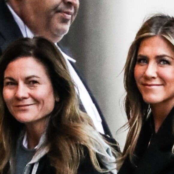 Jennifer Aniston arrive à l'émission Jimmy Kimmel Live! à Hollywood, le 5 décembre 2018.