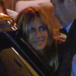 Jennifer Aniston - Les célébrités quittent la soirée du 50ème anniversaire de Jennifer Aniston au Sunset Towers Hotel à West Hollywood, son ex compagnon B. Pitt était invité à la soirée le 9 février, 2019