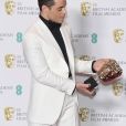Rami Malek (Meilleur acteur dans le film "Bohemian Rhapsody") - Pressroom de la 72ème cérémonie annuelle des BAFTA Awards au Royal Albert Hall à Londres, le 10 février 2019.