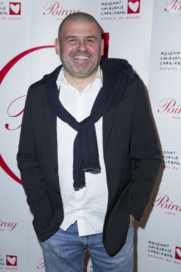 Exclusif - Christian Etchebest - 40 ans de la maison Poiray au profit de l'association Mécénat Chirurgie Cardiaque à la Fondation Mona Bismarck à Paris le 12 février 2015.