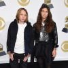 Les enfants de Chris Cornell, Toni Cornell et Christopher Nicholas Cornell, assistent aux 61e Grammy Awards. Los Angeles, le 10 février 2018.