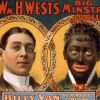 Le "blackface" est le nom du maquillage porté par des comédiens blancs lors de spectacles à caractère raciste aux États-Unis.
