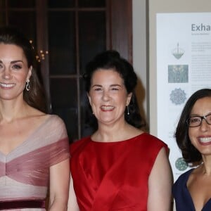 Catherine (Kate) Middleton, duchesse de Cambridge assiste au dîner de gala "100 Women in Finance" au profit des écoles pour la santé mentale au Victoria and Albert Museum de Londres, Royaume Uni, le 13 février 2019.