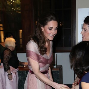 Catherine (Kate) Middleton, duchesse de Cambridge assiste au dîner de gala "100 Women in Finance" au profit des écoles pour la santé mentale au Victoria and Albert Museum de Londres, Royaume Uni, le 13 février 2019.