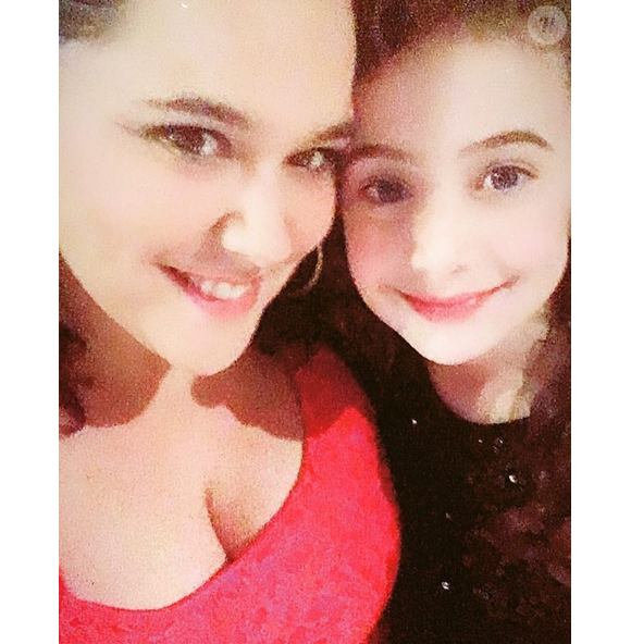 Magalie Vaé et sa fille Elia - Instagram, 25 décembre 2018