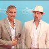 George Clooney et Brad Pitt à la Mostra de VEnise en 2008