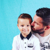 André-Pierre Gignac et son fils Eden pour ses 2 ans, sur Instagram le 25 août 2017