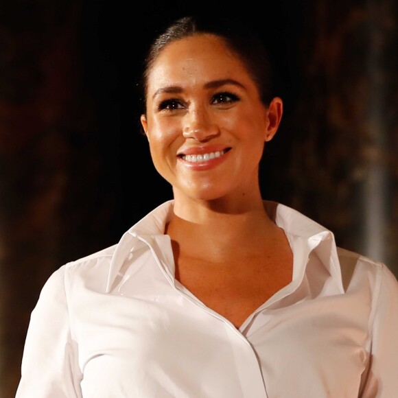 Meghan Markle, enceinte, duchesse de Sussex - Soirée de la remise du prix "Endeavour fund Awards" au Drapers' Hall à Londres le 7 février 2019. 7 February 2019.