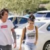 Exclusif - Tommy Lee et sa femme Brittany Furlan sont allés faire des courses chez "Bristol Farms" à Los Angeles, le 3 août 2018.