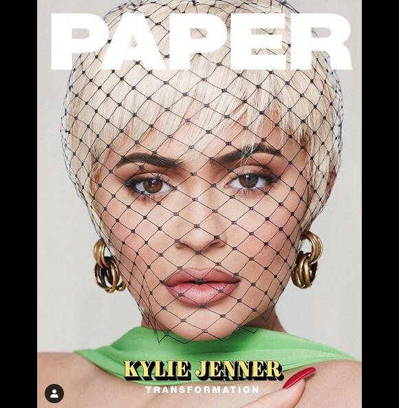 Kylie Jenner en couverture du magazine "Paper". Février 2019.