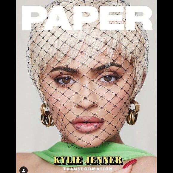 Kylie Jenner en couverture du magazine "Paper". Février 2019.