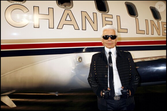 Karl Lagerfeld à la soirée Chanel Cruise Show, à Santa Monica, le 18 mai 2007