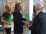 Karl Lagerfeld retrouve Johnny Hallyday au paradis, mots touchants de Laeticia